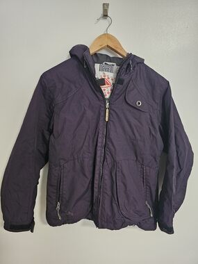 Firefly Hooded Purple Jacket Ski Snowboarding Sport Size M (US 8-10T) Girl